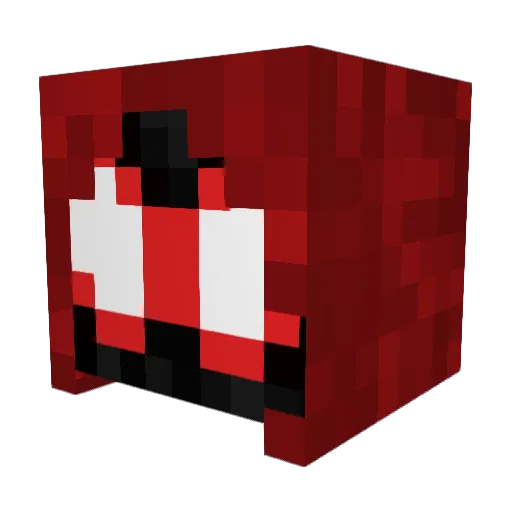 HellFlameMaster Minecraft avatar head, 3D render