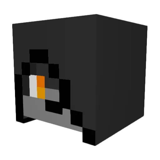 HellHound7 Minecraft avatar head, 3D render