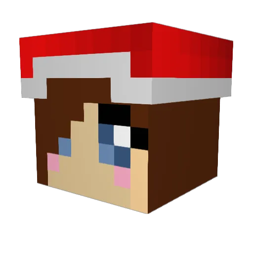 HellMatt Minecraft avatar head, 3D render