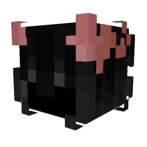 HellNero_ Minecraft avatar head, 3D render