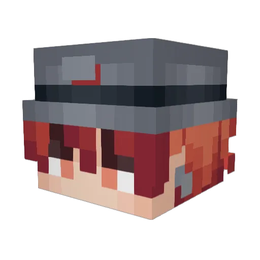 HellSinKy Minecraft avatar head, 3D render