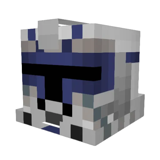 HellStormMC Minecraft avatar head, 3D render