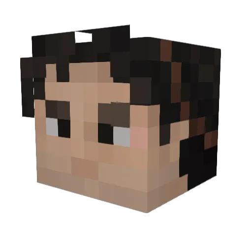 HellStormXI Minecraft avatar head, 3D render