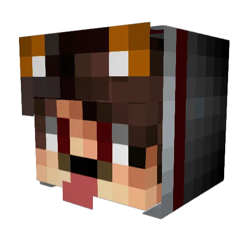 HellZenT Minecraft avatar head, 3D render