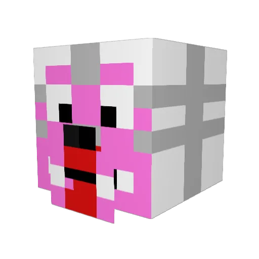 HellZtorm Minecraft avatar head, 3D render