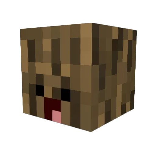 HellaZdrada Minecraft avatar head, 3D render