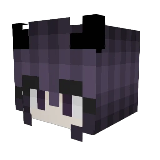Hella_craft Minecraft avatar head, 3D render