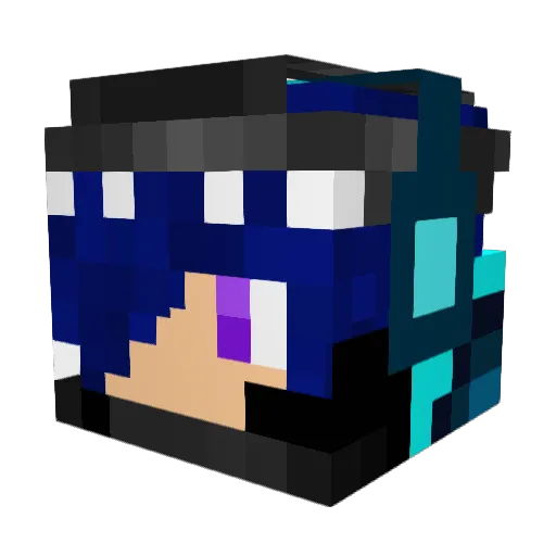 Hellbevboy4 Minecraft avatar head, 3D render