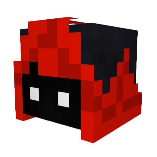Hellbornhunter Minecraft avatar head, 3D render
