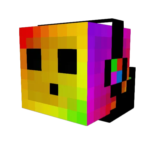 Hellboy2404 Minecraft avatar head, 3D render