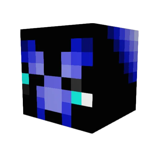 Hellcrush64 Minecraft avatar head, 3D render