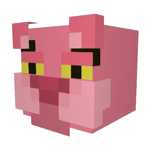 Helles001 Minecraft avatar head, 3D render