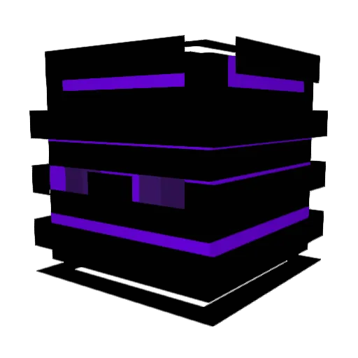 Helleux Minecraft avatar head, 3D render