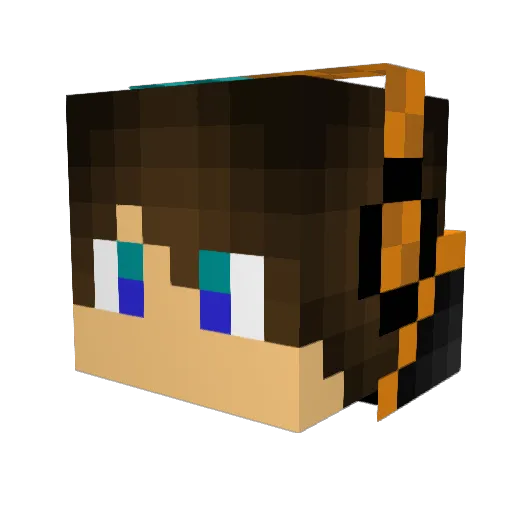 Hellfire2149 Minecraft avatar head, 3D render