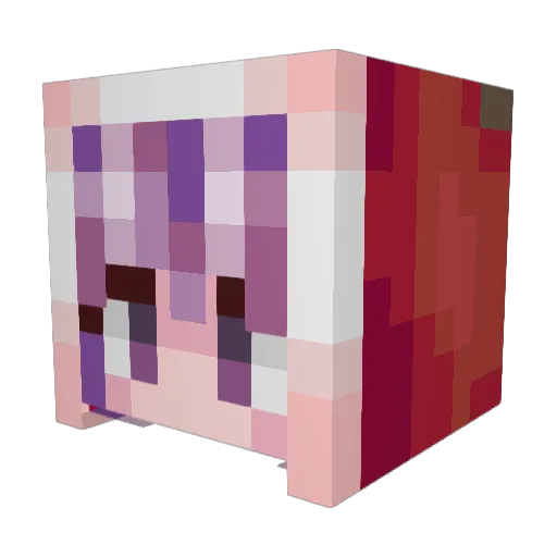 Hellfire_DJ Minecraft avatar head, 3D render