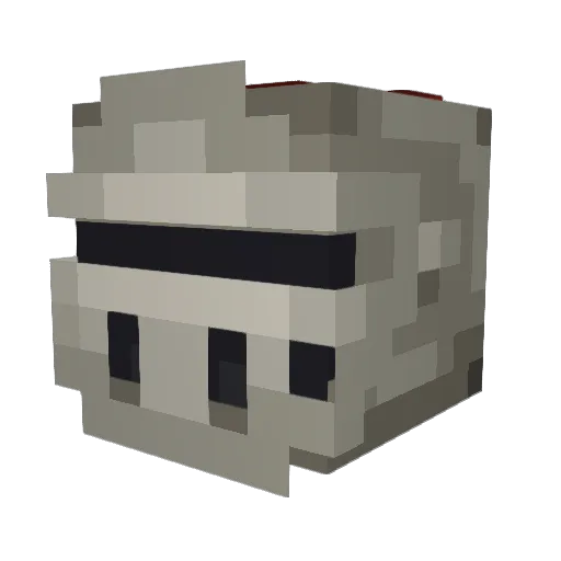 Hellfired216 Minecraft avatar head, 3D render