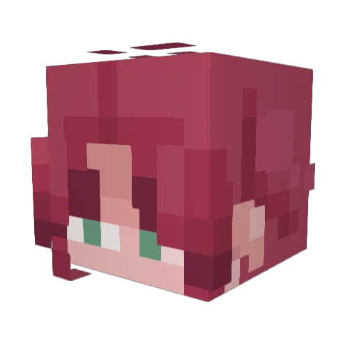 Hellgates14 Minecraft avatar head, 3D render