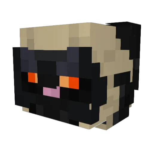 HellionicFurreal Minecraft avatar head, 3D render