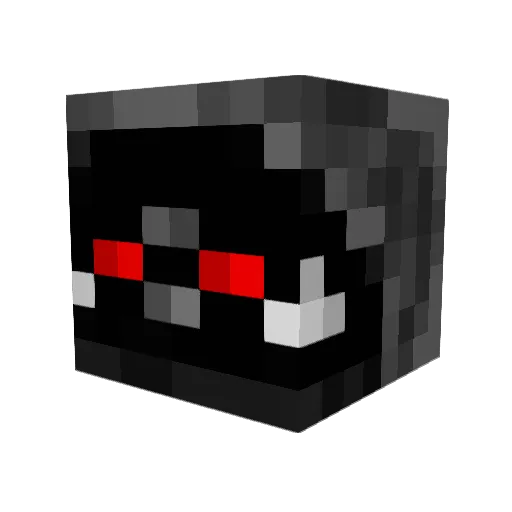 Hellioxo Minecraft avatar head, 3D render