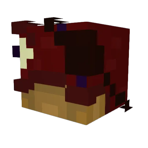 Hellman_Stone Minecraft avatar head, 3D render