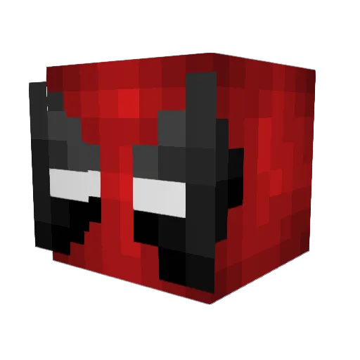 Hellmo23 Minecraft avatar head, 3D render