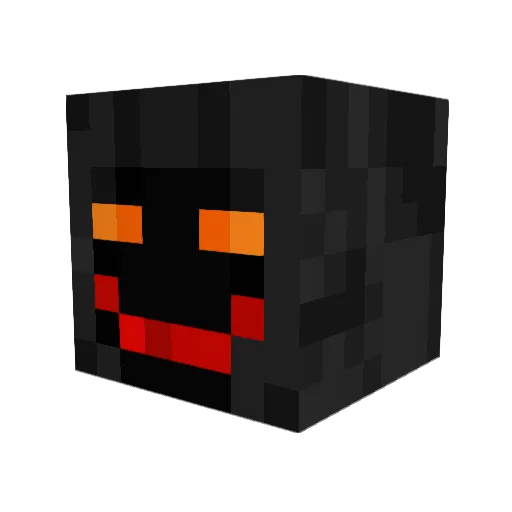 Hellmoyator Minecraft avatar head, 3D render