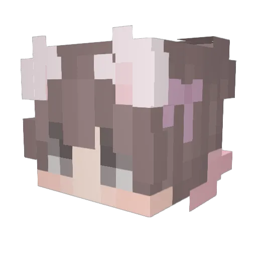 Hello13329 Minecraft avatar head, 3D render