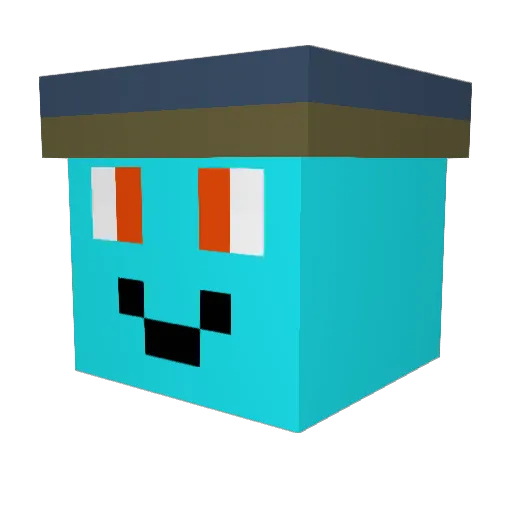 Hello2099 Minecraft avatar head, 3D render