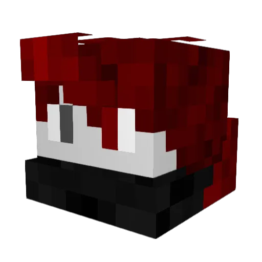 HelloChips Minecraft avatar head, 3D render