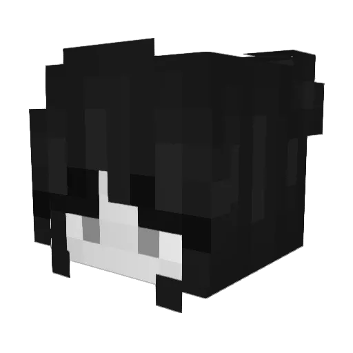 HelloElo22 Minecraft avatar head, 3D render