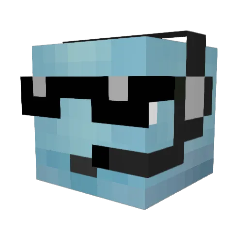 HelloIamAtlas Minecraft avatar head, 3D render