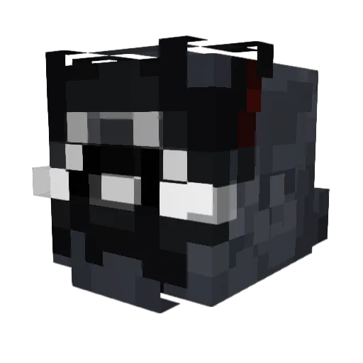 HelloImHelp Minecraft avatar head, 3D render