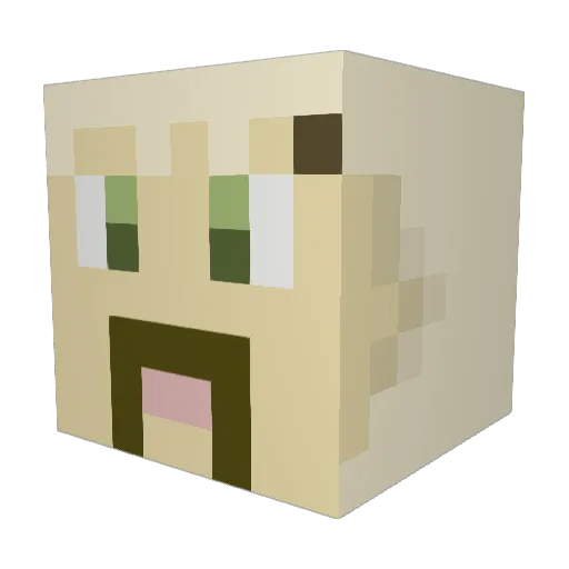 HelloImScottish Minecraft avatar head, 3D render