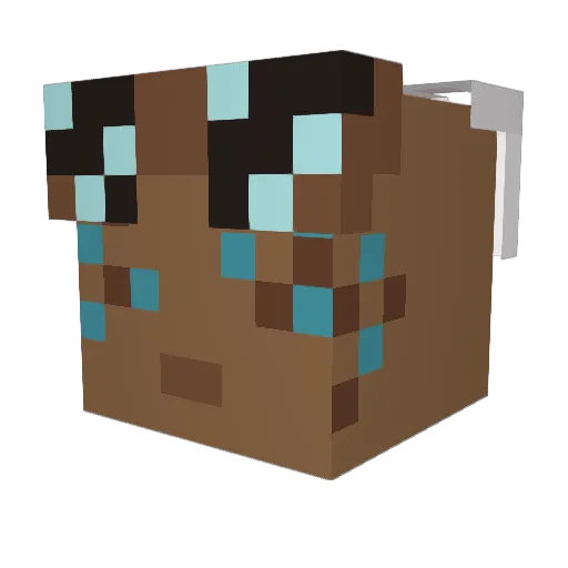 HelloIsYou Minecraft avatar head, 3D render