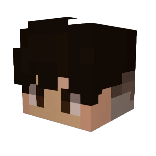 HelloKenn Minecraft avatar head, 3D render