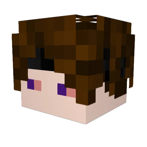 HelloKittyAddict Minecraft avatar head, 3D render