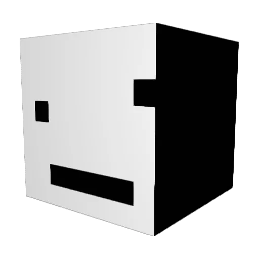 HelloSponge Minecraft avatar head, 3D render