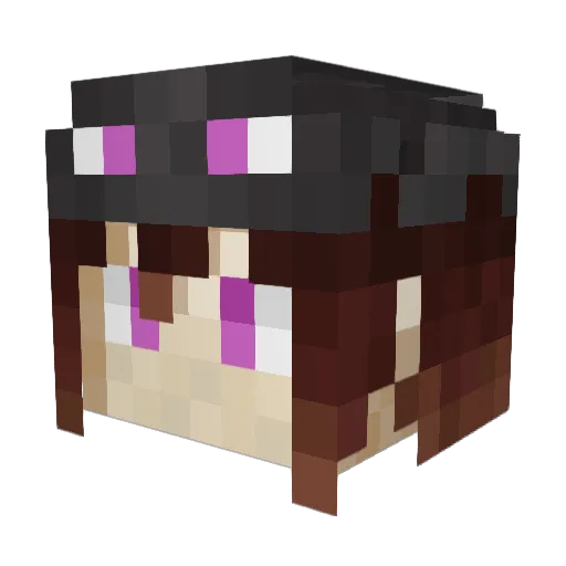 Hello_tomorrow Minecraft avatar head, 3D render