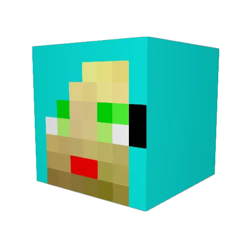 Helloimaperson2 Minecraft avatar head, 3D render