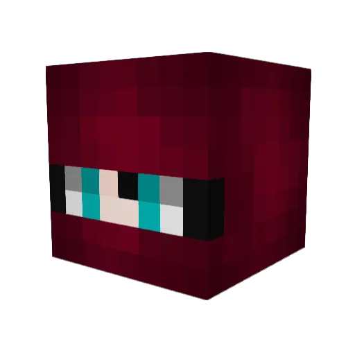 Helloween_ Minecraft avatar head, 3D render
