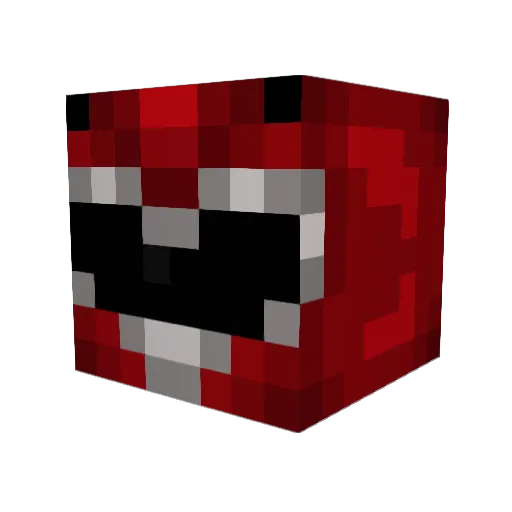 HellsGun88 Minecraft avatar head, 3D render