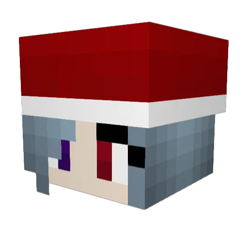 HellsLittleGirl Minecraft avatar head, 3D render