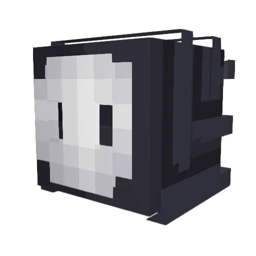 HellsMinion69 Minecraft avatar head, 3D render