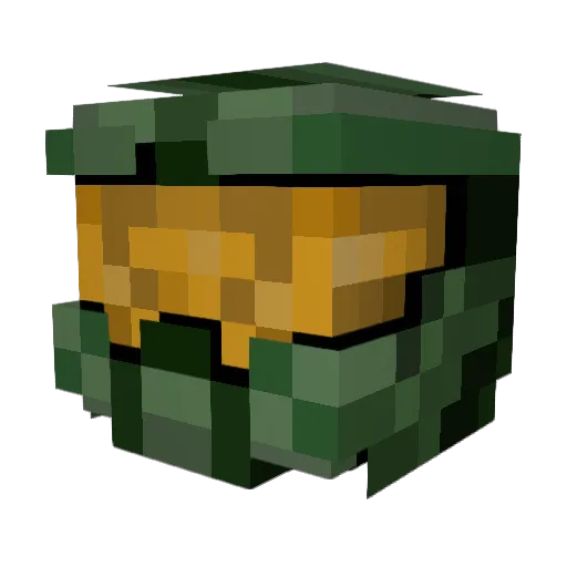 Hells_117 Minecraft avatar head, 3D render