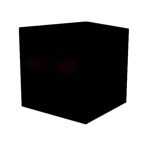 HellworlX Minecraft avatar head, 3D render