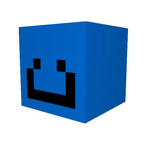 Helly2303 Minecraft avatar head, 3D render