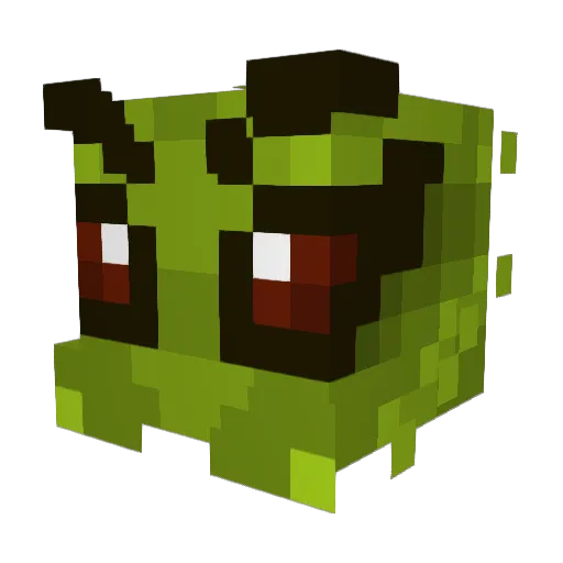 Helmaco Minecraft avatar head, 3D render