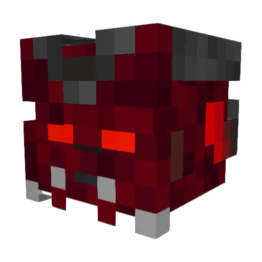 Helmet_Fella Minecraft avatar head, 3D render