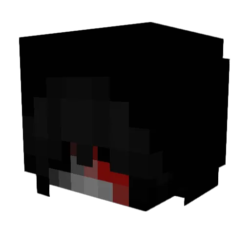 Helmwald Minecraft avatar head, 3D render