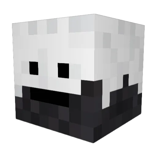HeloFresh Minecraft avatar head, 3D render